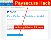 Paysecure Paypal Betrugsmasche