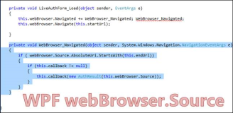 Convertierung WinForms zu WPF : webBrowser URL wird zu Source