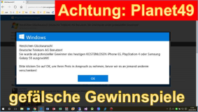 Die Masche von Planet49: Herzlichen Glückwunsch!