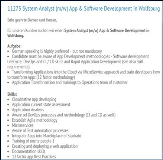 Job: System Analyst (m/w) App & Software Development in Wolfsburg