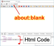 HTML Browser: Leere Webseite mit about:blank