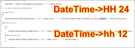 WPF: Datum und Zeit in String mit Format 24 Stunden ausgeben