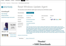 Windows 10 Reparieren: mit ResetWUEng Tool Reset Windows Update Agent