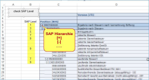 SAP Excel Makro: Hierarchie Level auswerten